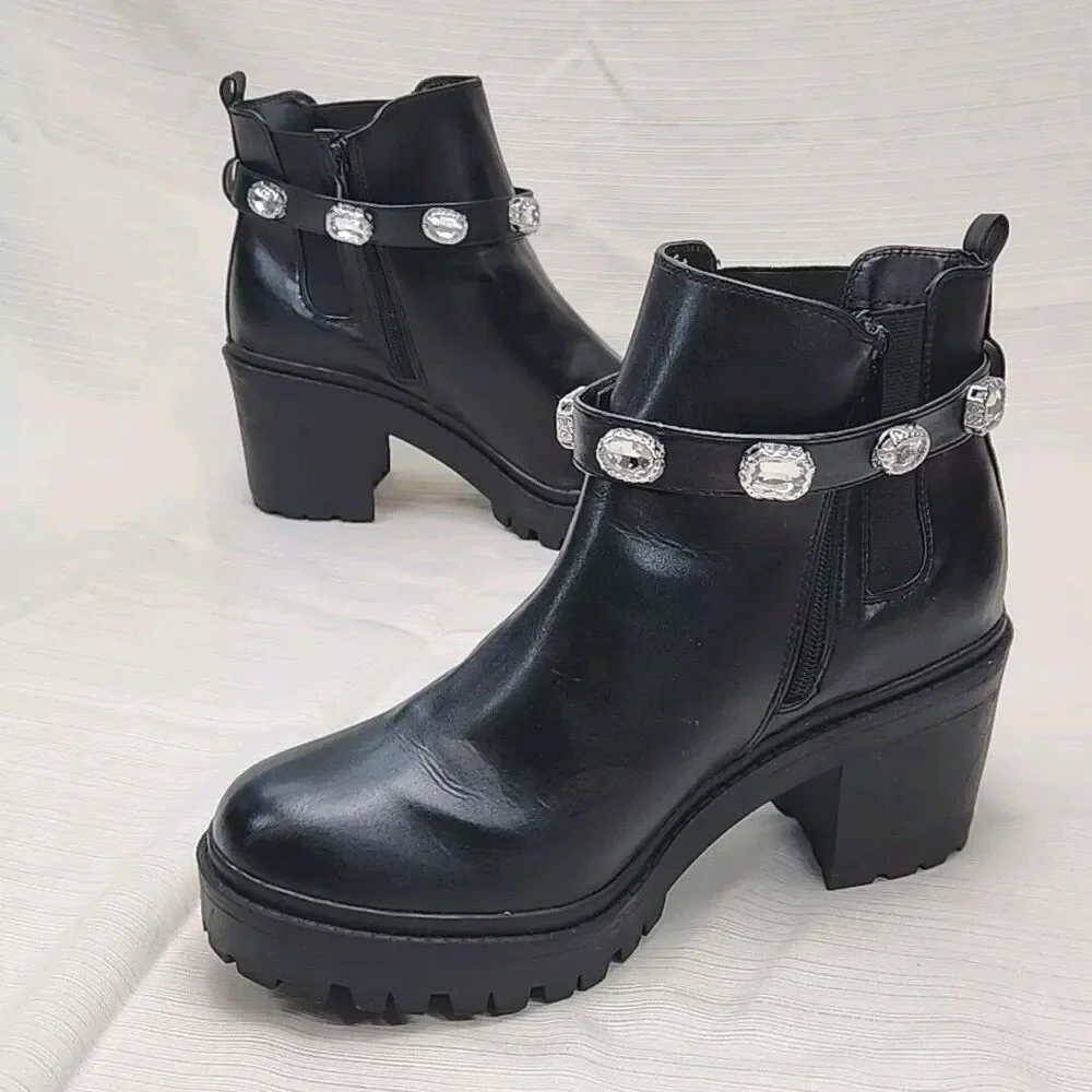 Torrid Boots Chelsea Rhinestone 3